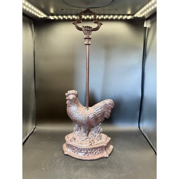 Rooster Porter Cast Iron Doorstop – 24.5” - Picture 1 of 7